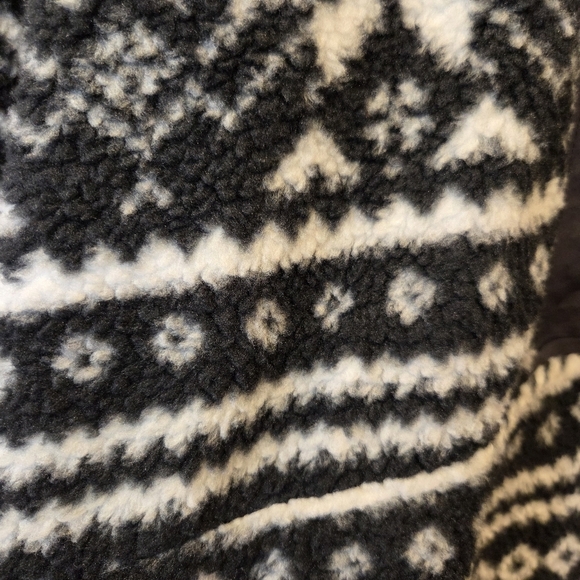 DSG Women's Fair Isle Quarter-Zip Fleece Pullover Medium  New Jacket/Coat New - Picture 2 of 12